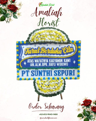 Papan Bunga Duka di Cikareo
